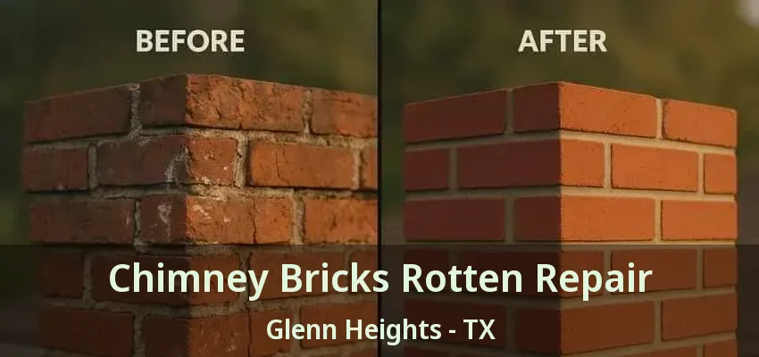 Chimney Bricks Rotten Repair Glenn Heights - TX