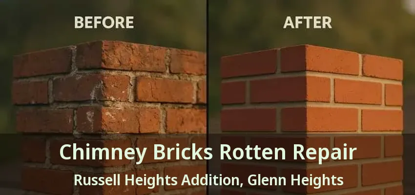 Chimney Bricks Rotten Repair Russell Heights Addition, Glenn Heights - TX Chimney Bricks Rotten Repair Russell Heights Addition, Glenn Heights - TX