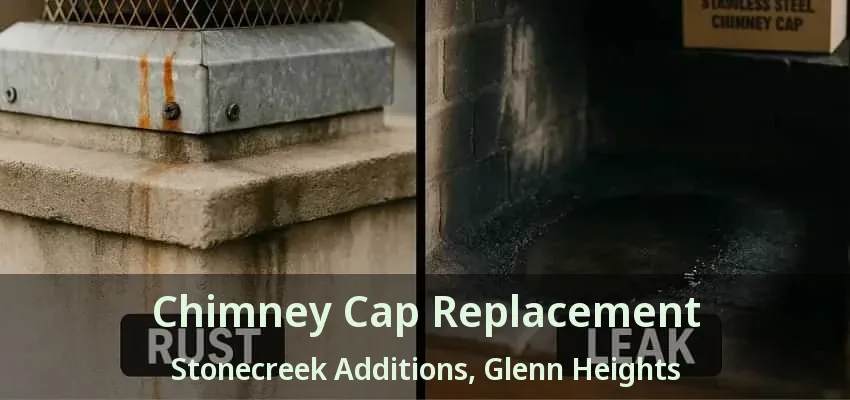 Chimney Cap Replacement Stonecreek Additions, Glenn Heights - TX Chimney Cap Replacement Stonecreek Additions, Glenn Heights - TX