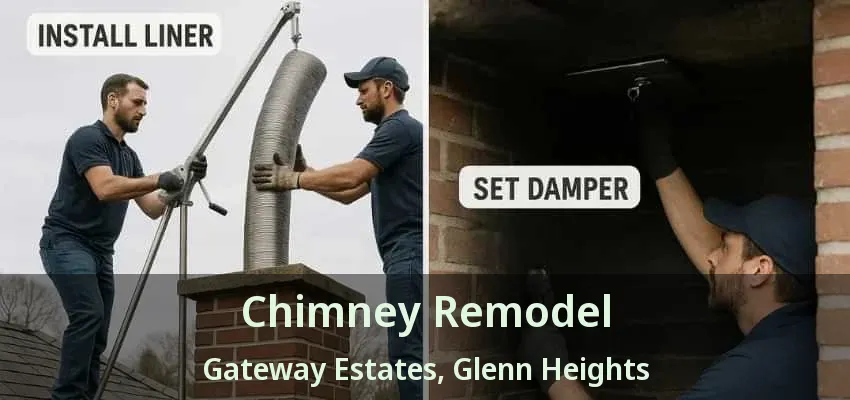 Chimney Remodel Gateway Estates, Glenn Heights - TX