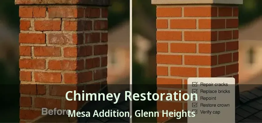 Chimney Restoration Mesa Addition, Glenn Heights - TX