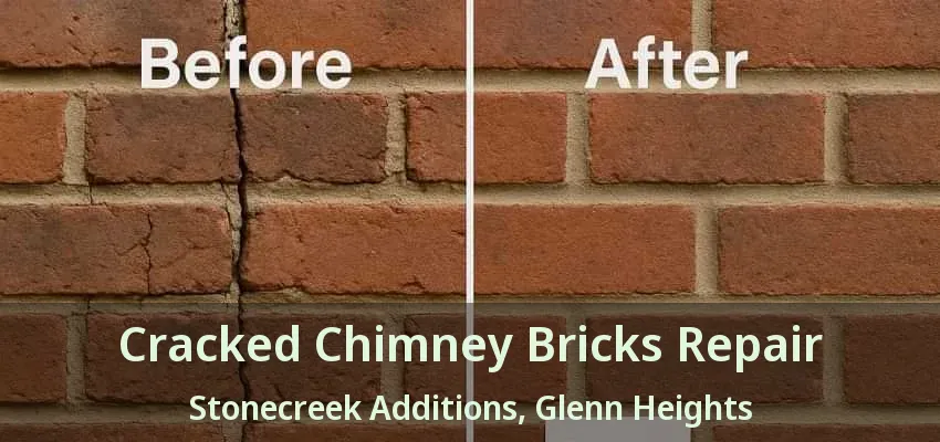 Cracked Chimney Bricks Repair Stonecreek Additions, Glenn Heights - TX