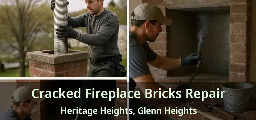 Cracked Fireplace Bricks Repair Heritage Heights, Glenn Heights - TX