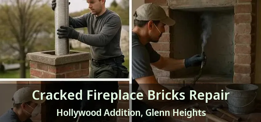 Cracked Fireplace Bricks Repair Hollywood Addition, Glenn Heights - TX Cracked Fireplace Bricks Repair Hollywood Addition, Glenn Heights - TX