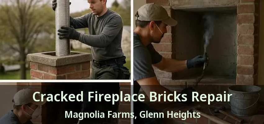 Cracked Fireplace Bricks Repair Magnolia Farms, Glenn Heights - TX Cracked Fireplace Bricks Repair Magnolia Farms, Glenn Heights - TX