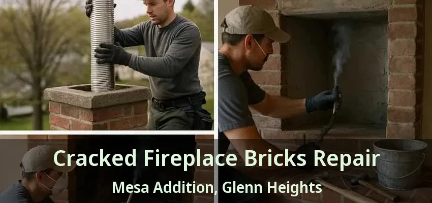 Cracked Fireplace Bricks Repair Mesa Addition, Glenn Heights - TX Cracked Fireplace Bricks Repair Mesa Addition, Glenn Heights - TX
