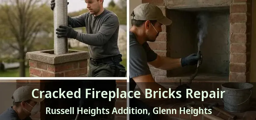 Cracked Fireplace Bricks Repair Russell Heights Addition, Glenn Heights - TX Cracked Fireplace Bricks Repair Russell Heights Addition, Glenn Heights - TX