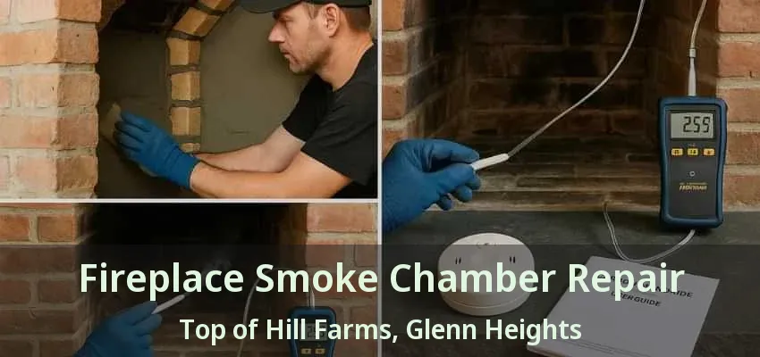 Fireplace Smoke Chamber Repair Top of Hill Farms, Glenn Heights - TX