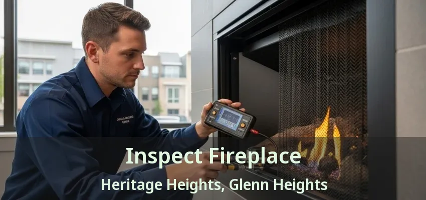 Inspect Fireplace Heritage Heights, Glenn Heights - TX