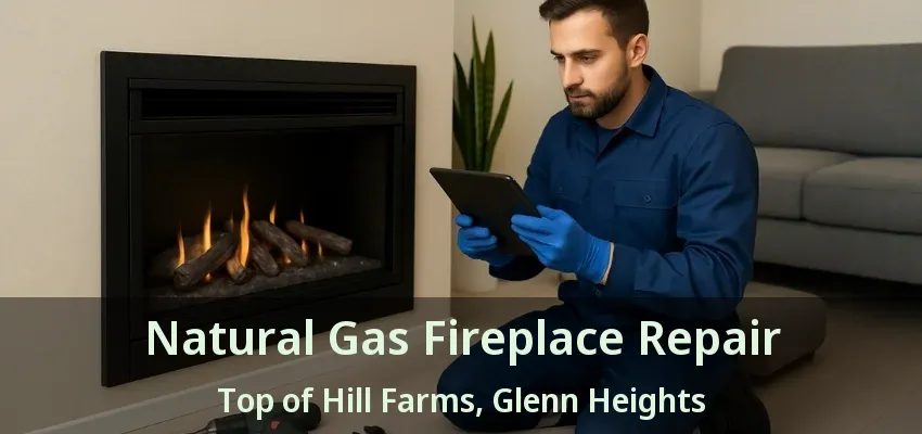 Natural Gas Fireplace Repair Top of Hill Farms, Glenn Heights - TX
